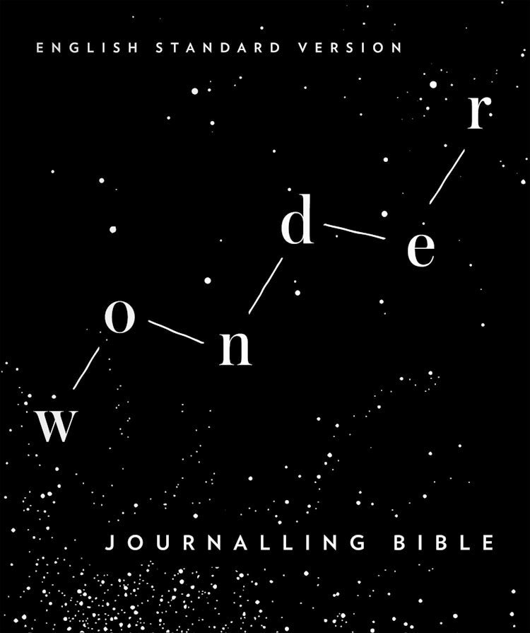 Cover image for Wonder: Journaling Bible: English Standard Version [Flexible Binding Edition], isbn: 9780008293376
