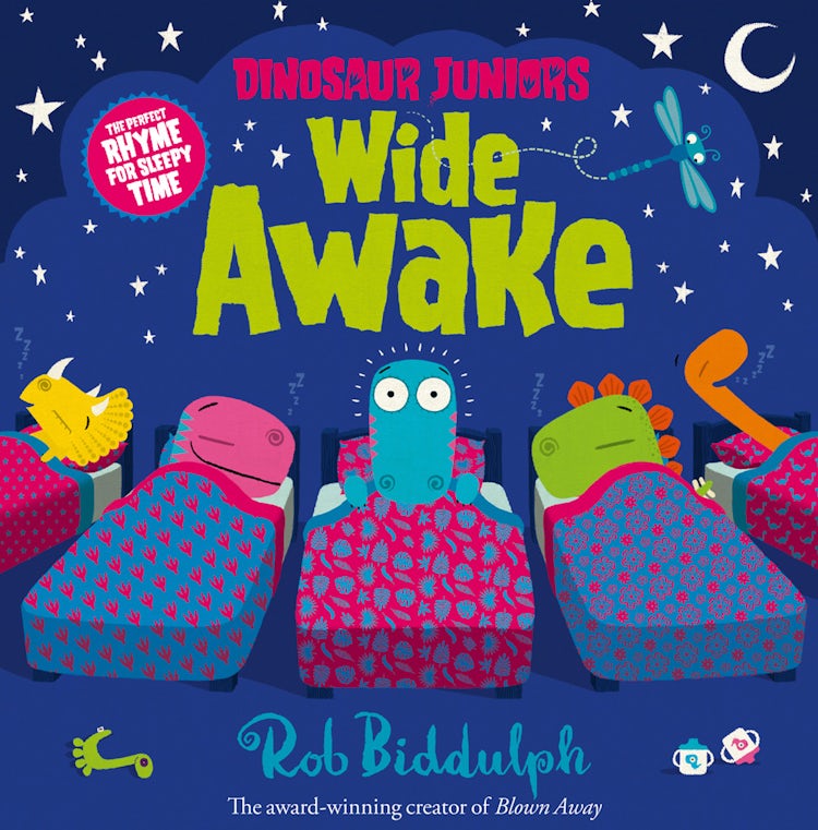 Cover image for Wide Awake (Dinosaur Juniors, Book 3), isbn: 9780008317935