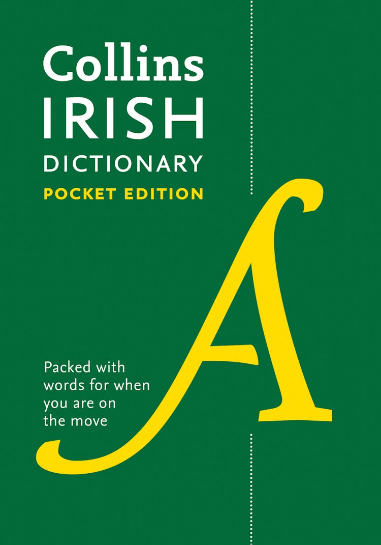 Cover image for Collins Irish Dictionary Pocket Edition: 61,000 Translations in a Portable Format [Fifth Edition], isbn: 9780008320003