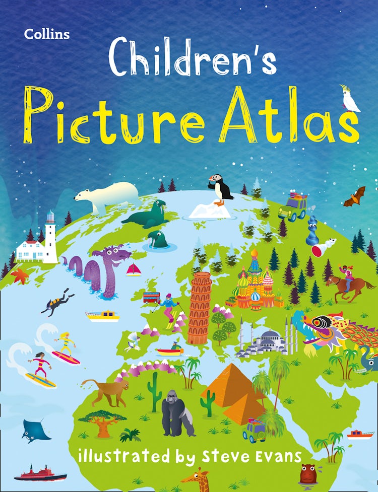 Cover image for Collins Children's Picture Atlas [Third Edition], isbn: 9780008320324