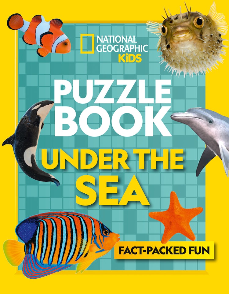 Cover image for National Geographic Kids Puzzle Books - Puzzle Book Under The Sea: Brain-tickling Quizzes, Sudokus, Crosswords And Wordsearches, isbn: 9780008321512