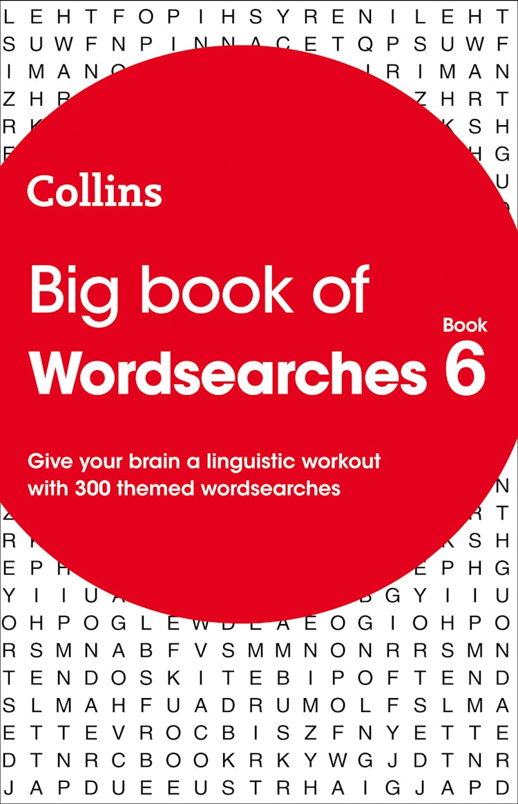 Cover image for Big Book of Wordsearches Book 6: 300 Themed Wordsearches, isbn: 9780008343835