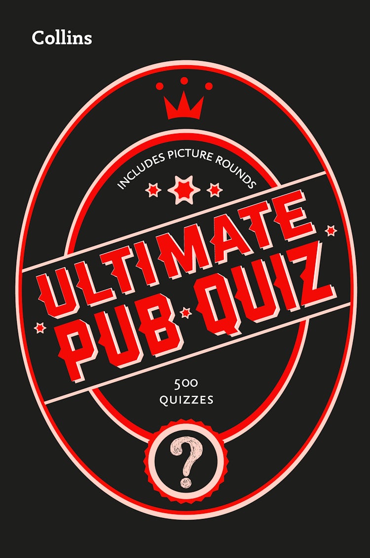 Cover image for Collins Ultimate Pub Quiz: 10,000 easy, medium and difficult questions with picture rounds (Collins Puzzle Books), isbn: 9780008405755