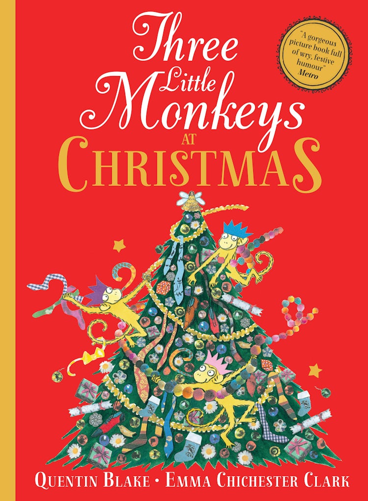 Cover image for Three Little Monkeys at Christmas, isbn: 9780008413323