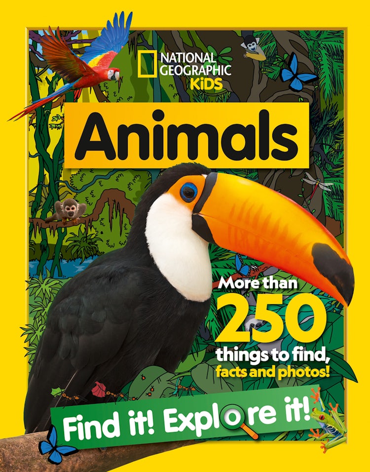 Cover image for Animals: Find It! Explore It! A Search-and-Find Fact Book, isbn: 9780008421915