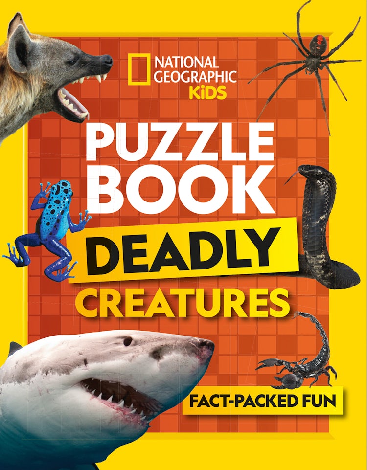 Cover image for Puzzle Book Deadly Creatures: Brain-Tickling Quizzes, Sudokus, Crosswords and Wordsearches, isbn: 9780008430511
