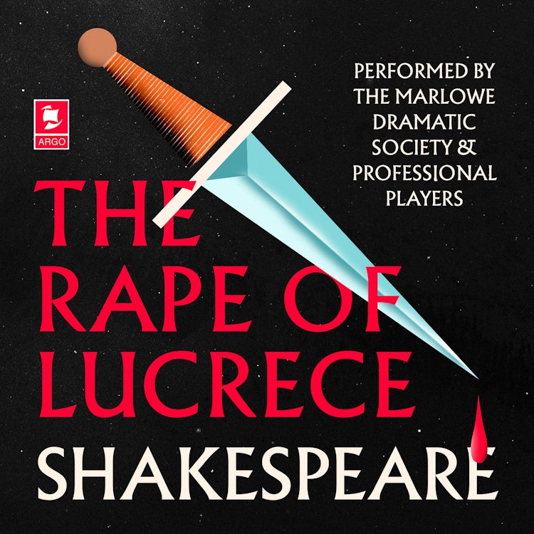 Cover image for The Rape of Lucrece (Argo Classics), isbn: 9780008443139