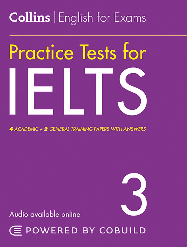 Cover image for Collins English for IELTS - IELTS Practice Tests Volume 3: With Answers and Audio, isbn: 9780008453220