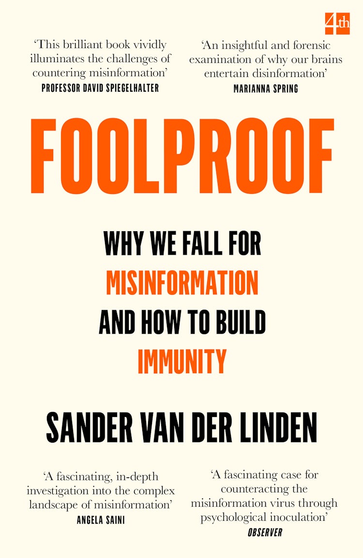 Cover image for Foolproof: Why We Fall for Misinformation and How to Build Immunity, isbn: 9780008466756