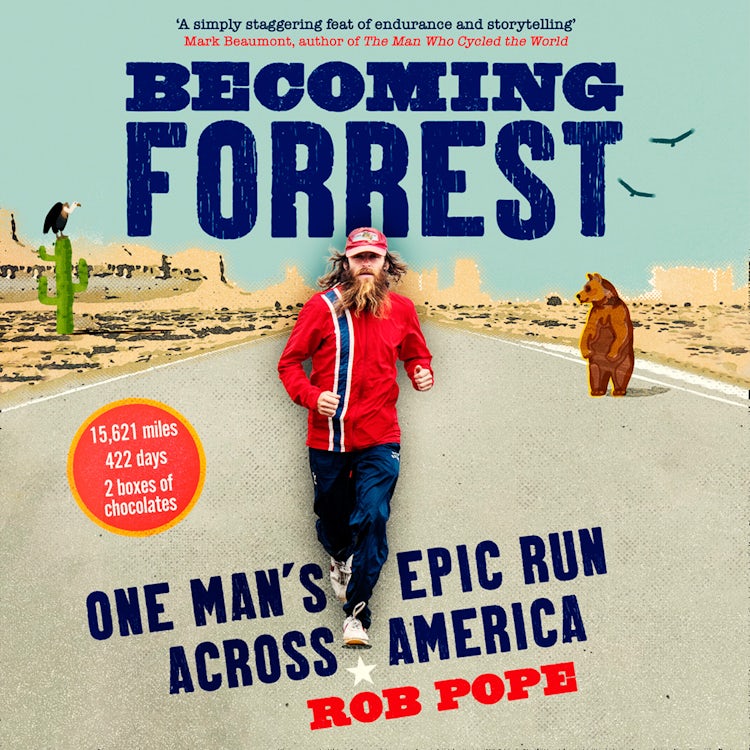 Cover image for Becoming Forrest: One man's epic run across America, isbn: 9780008472542