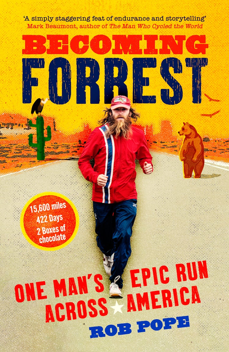 Cover image for Becoming Forrest: One Man's Epic Run Across America, isbn: 9780008472559