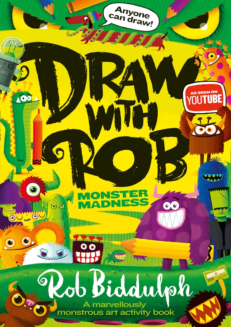 Cover image for Draw With Rob: Monster Madness, isbn: 9780008479008