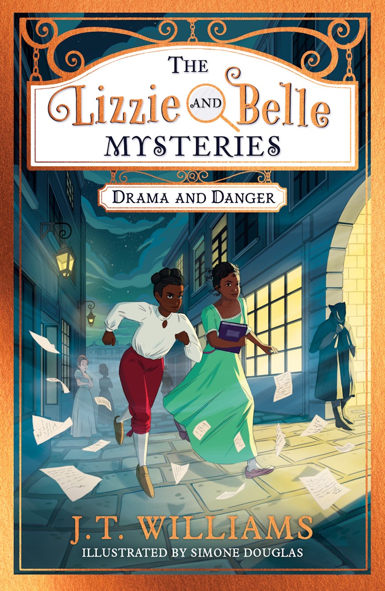 Cover image for Drama and Danger: The Lizzie and Belle Mysteries #1, isbn: 9780008485252