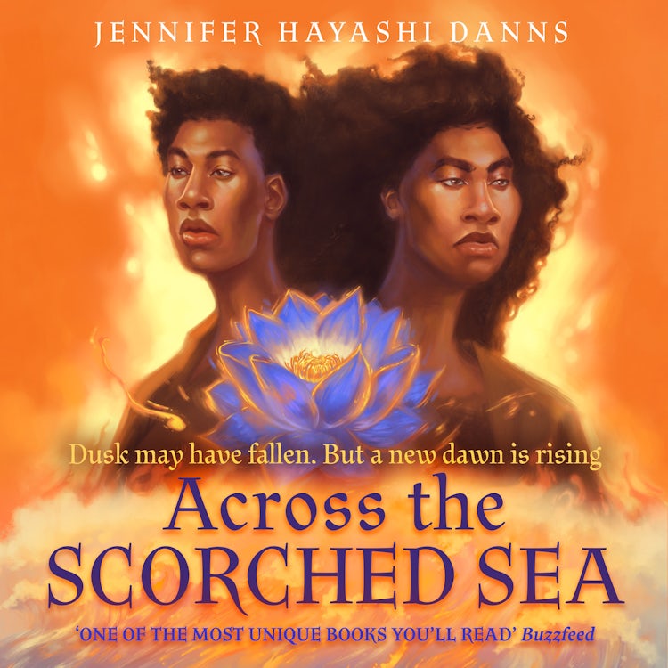 Cover image for Across the Scorched Sea: A brand new epic spellbinding YA fantasy adventure for 2025 (The Mu Chronicles, Book 2), isbn: 9780008491239