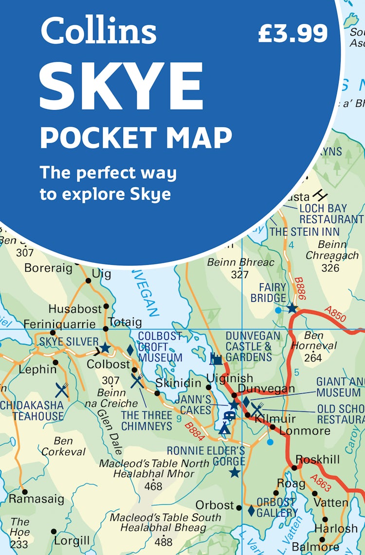 Cover image for Skye Pocket Map: The Perfect Way to Explore Skye [Second Edition], isbn: 9780008492595