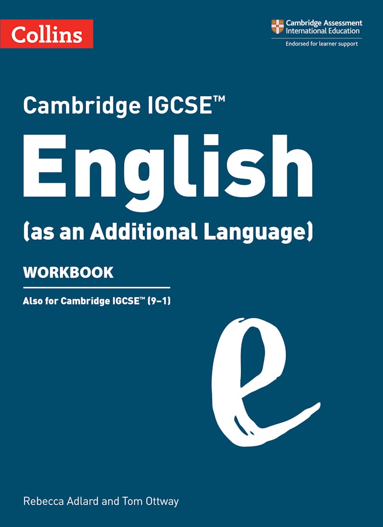 Cover image for Collins Cambridge IGCSE -  English (as an Additional Language) Workbook, isbn: 9780008496692