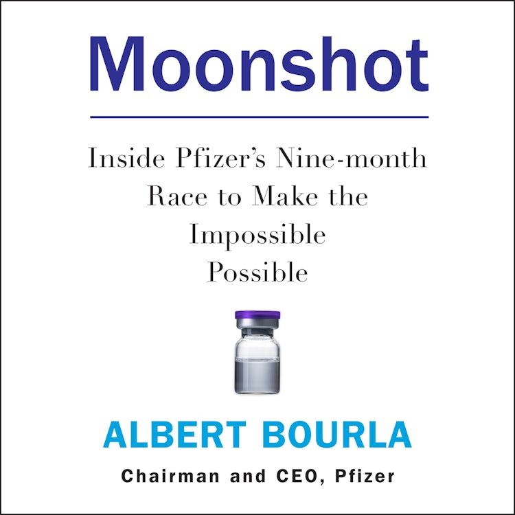 Cover image for Moonshot: Inside Pfizer's Nine-month Race to Make the Impossible Possible, isbn: 9780008504014