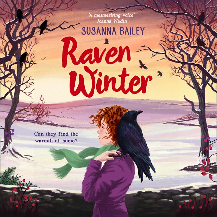 Cover image for Raven Winter: A spellbinding and wintery new animal classic for 2021 by the author of Snow Foal. Perfect for 9+ fans of Jacqueline Wilson and Gill Lewis, isbn: 9780008507305