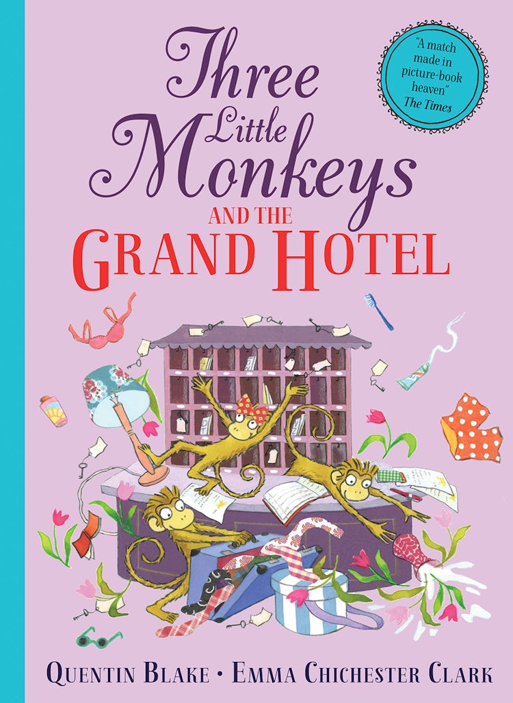 Cover image for Three Little Monkeys and the Grand Hotel, isbn: 9780008508630