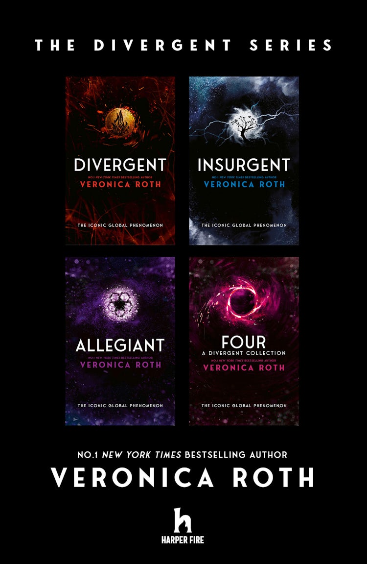 Cover image for Divergent Series Four-Book Collection (Divergent, Insurgent, Allegiant, Four), isbn: 9780008510442