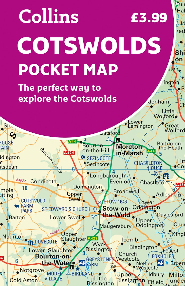 Cover image for Cotswolds Pocket Map: The Perfect Way to Explore the Cotswolds, isbn: 9780008520694