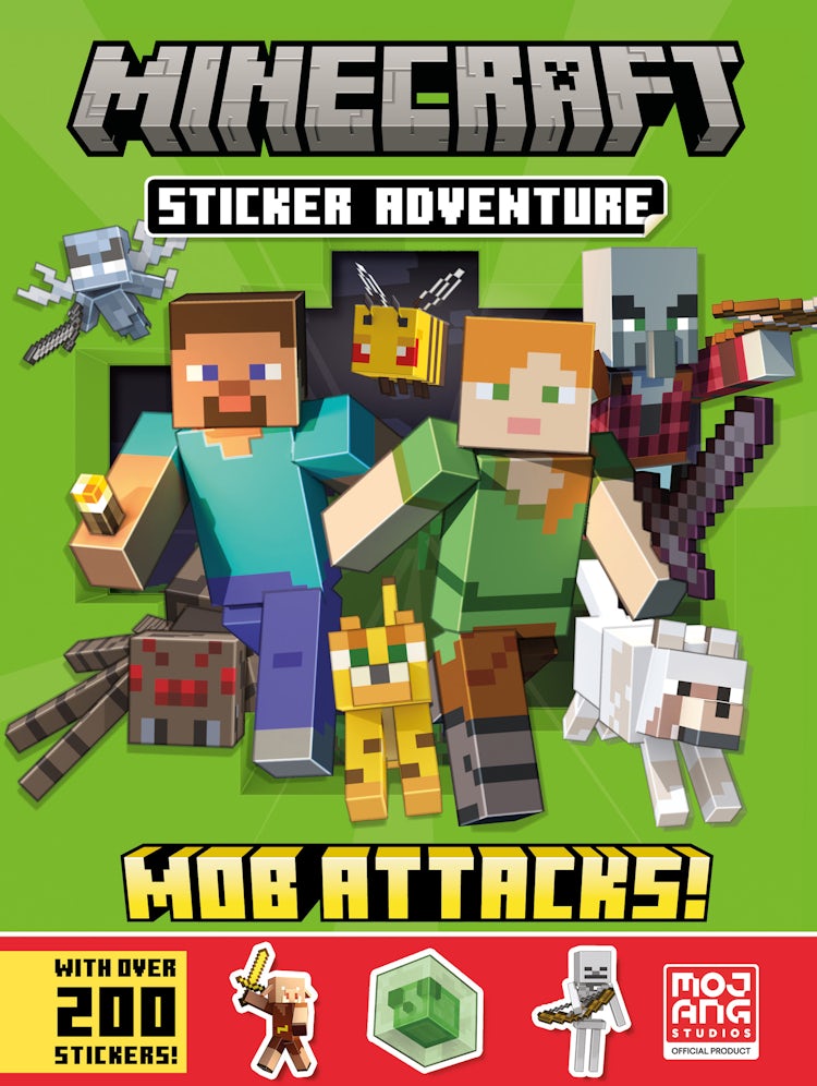 Cover image for Minecraft Sticker Adventure Mob Attacks!, isbn: 9780008533953