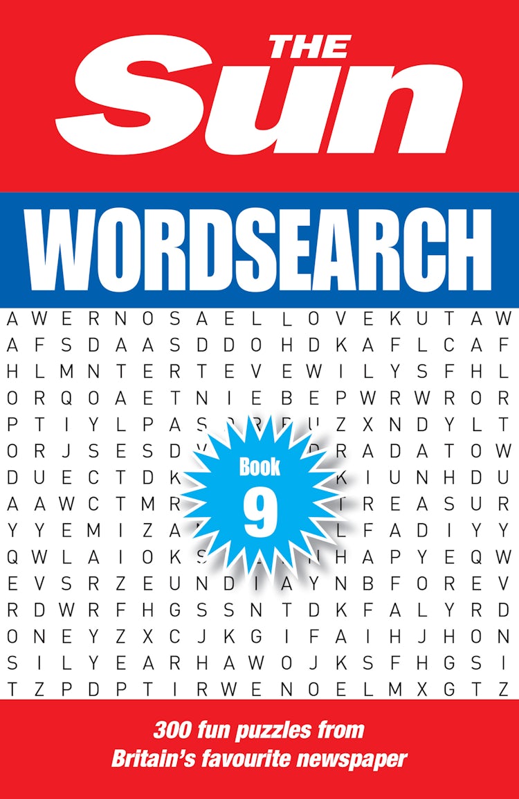 Cover image for The Sun Wordsearch Book 9: 300 Fun Puzzles from Britain's Favourite Newspaper, isbn: 9780008535902