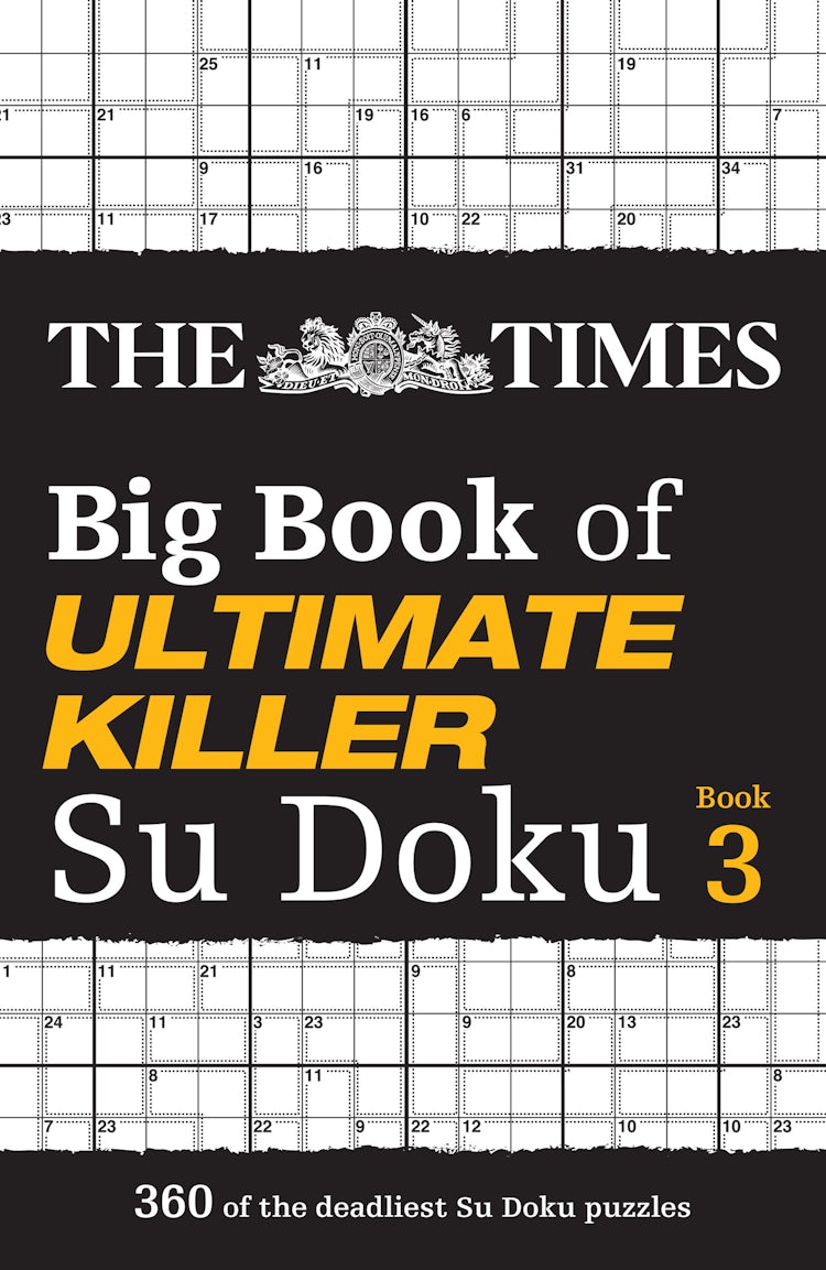 Cover image for The Times Big Book of Ultimate Killer Su Doku Book 3, isbn: 9780008538002
