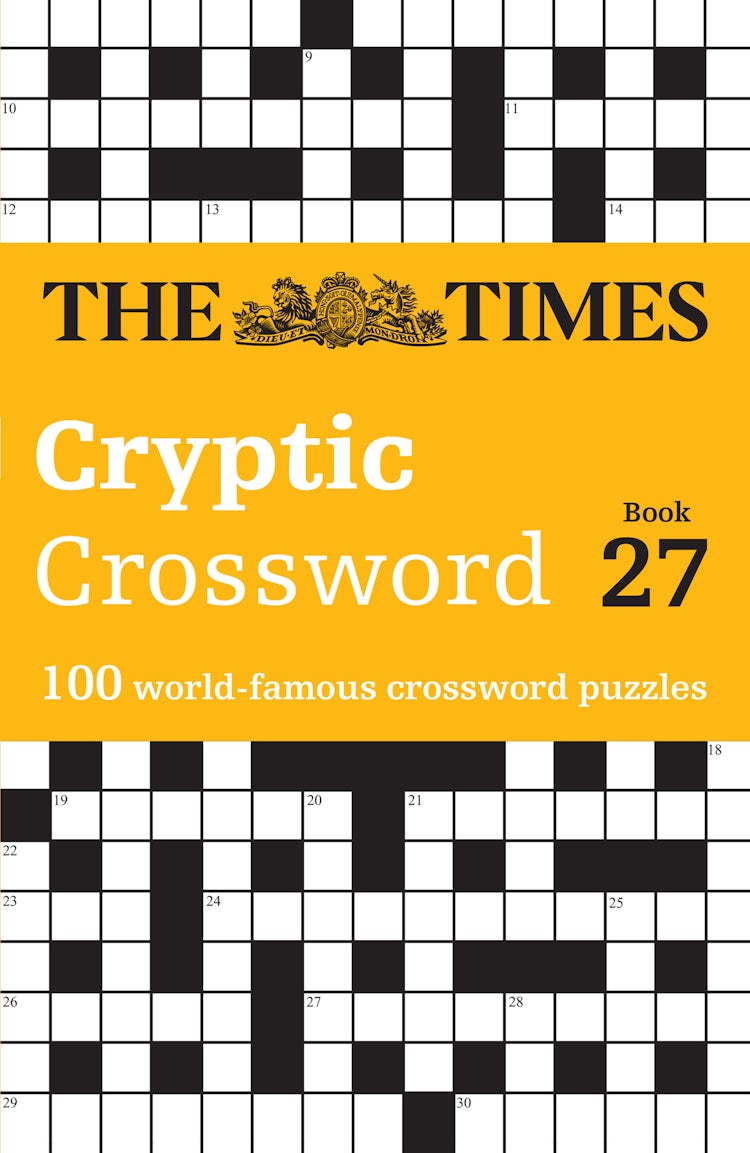 Cover image for The Times Cryptic Crossword Book 27: 100 World-Famous Crossword Puzzles, isbn: 9780008538026