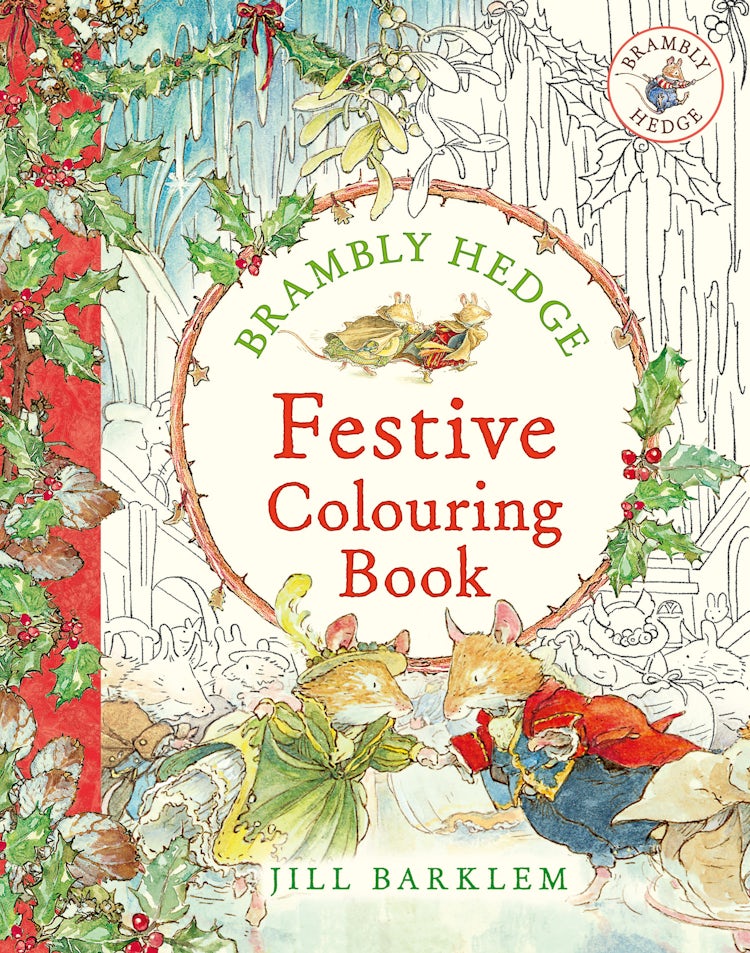 Cover image for Brambly Hedge Festive Colouring Book, isbn: 9780008541460