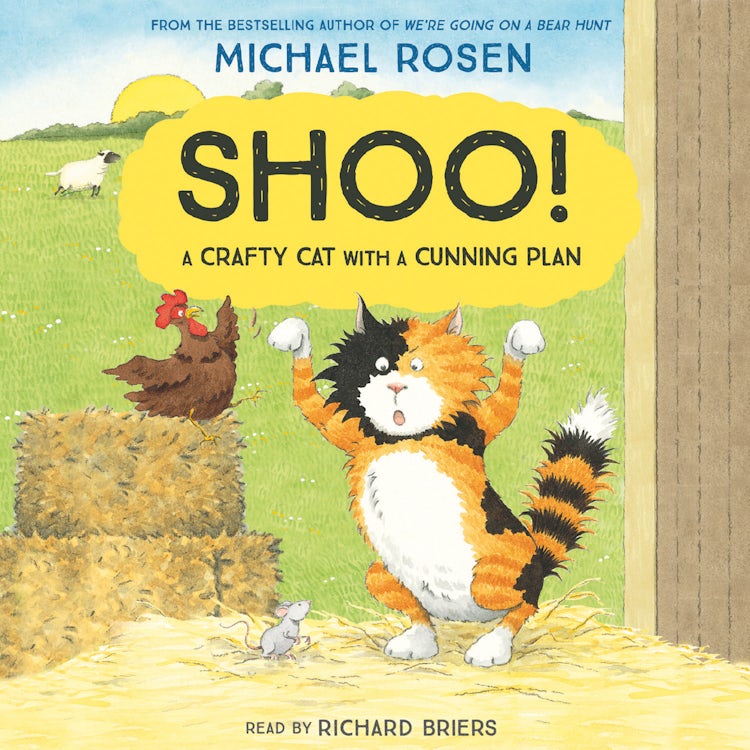 Cover image for Shoo!: A funny farmyard story from the bestselling author of We’re Going on a Bear Hunt, isbn: 9780008542269