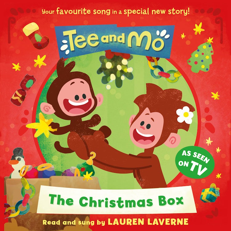 Cover image for Tee and Mo: The Christmas Box: The new illustrated children’s picture book – with audio narrated by Lauren Laverne – the perfect gift for Christmas!, isbn: 9780008542832