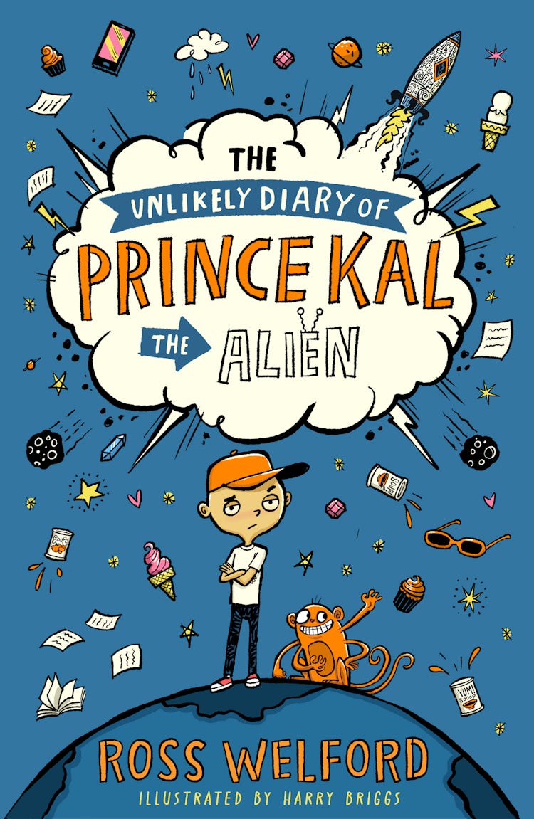 Cover image for The Unlikely Diary of Prince Kal the Alien: The first book in a hilarious new diary series from the bestselling author of Time Travelling With a Hamster, isbn: 9780008544805
