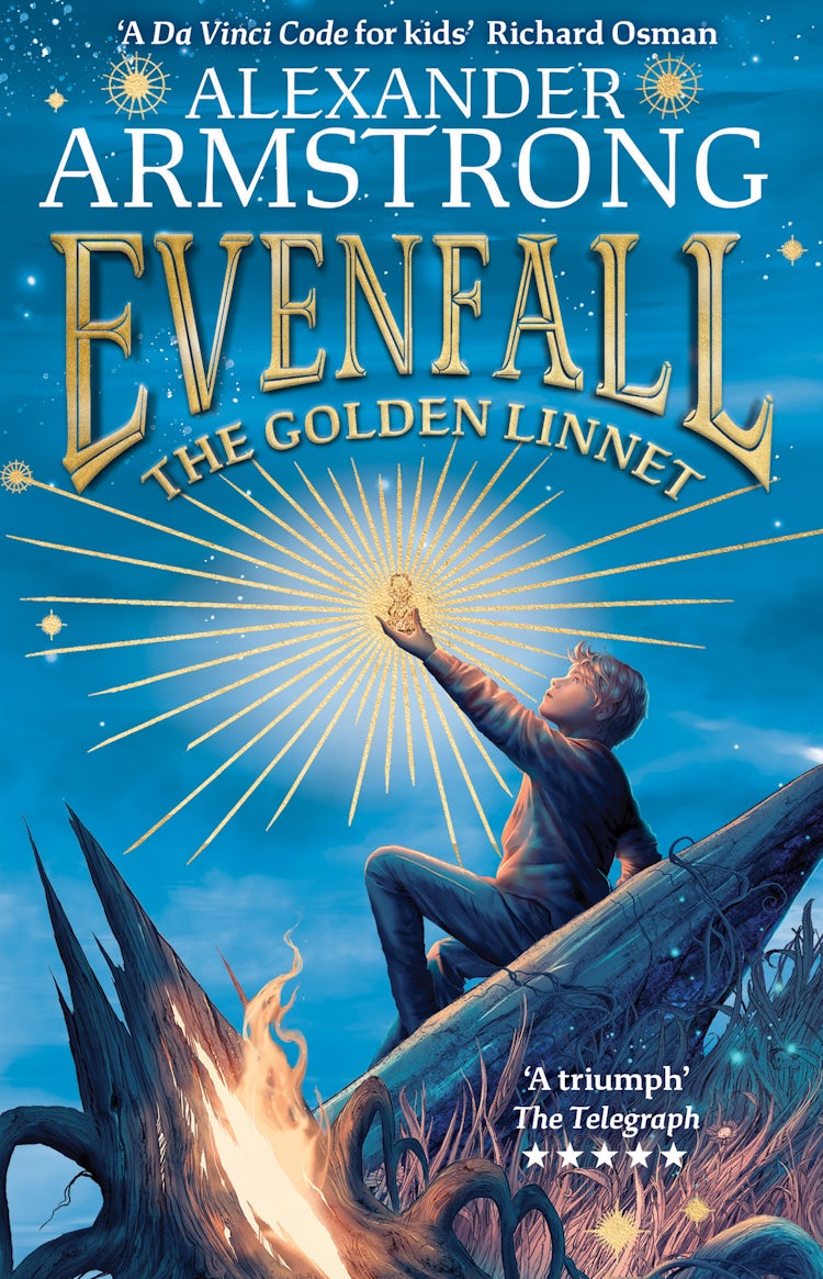 Cover image for Evenfall - The Golden Linnet: The biggest children's debut of 2024. An epic, action-packed adventure - the perfect gift for children aged 9-12!, isbn: 9780008552695