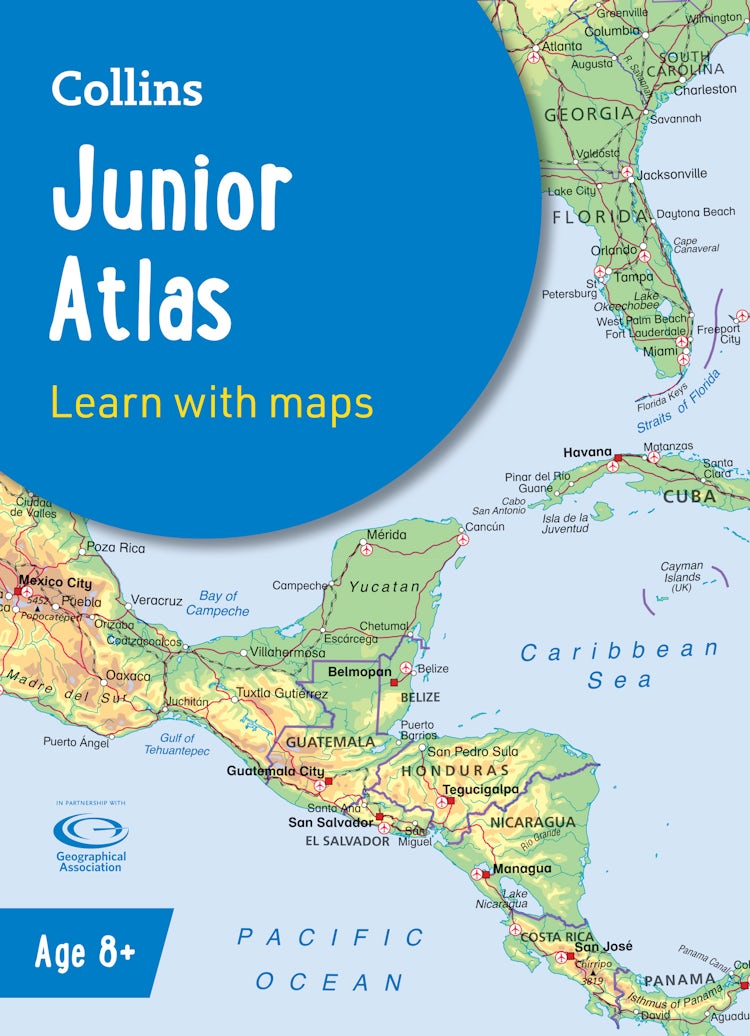 Cover image for Collins School Atlases - Collins Junior Atlas [Sixth Edition], isbn: 9780008556464