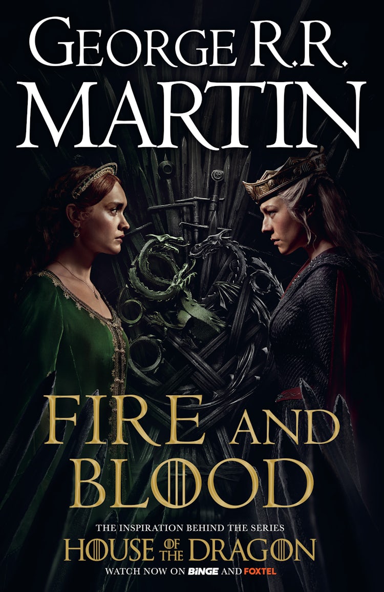 Cover image for Fire and Blood: The Inspiration for HBO's House of the Dragon [TV-Tie-In], isbn: 9780008563790
