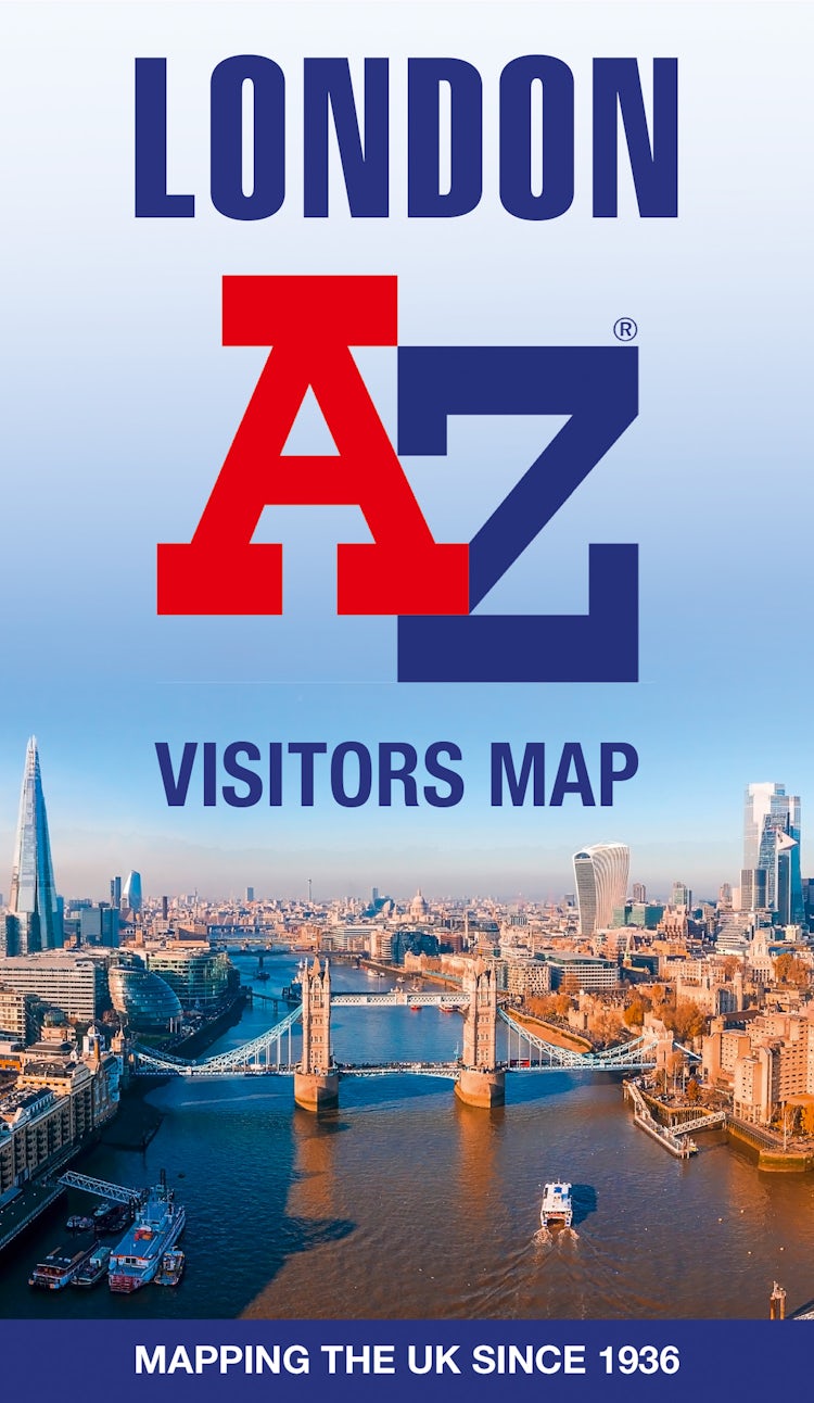 Cover image for London A-Z Visitors Map [New Edition], isbn: 9780008581794