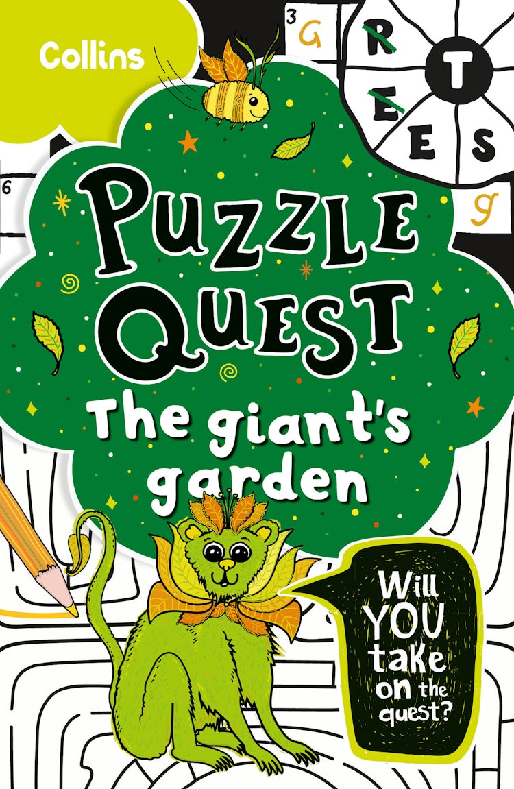 Cover image for Puzzle Quest - The Giant's Garden: Solve More Than 100 Puzzles in This Adventure Story for Kids Aged 7+, isbn: 9780008599546