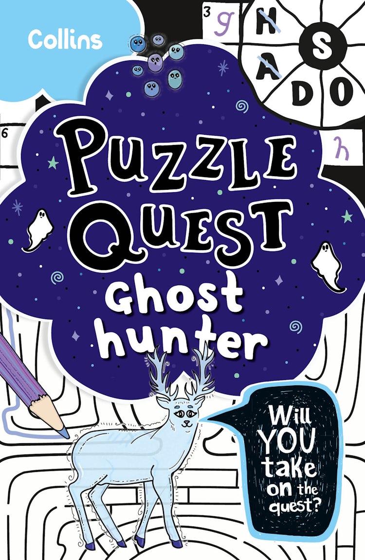 Cover image for Puzzle Quest - Ghost Hunter: Solve More Than 100 Puzzles In This Adventure Story For Kids Aged 7+, isbn: 9780008599560