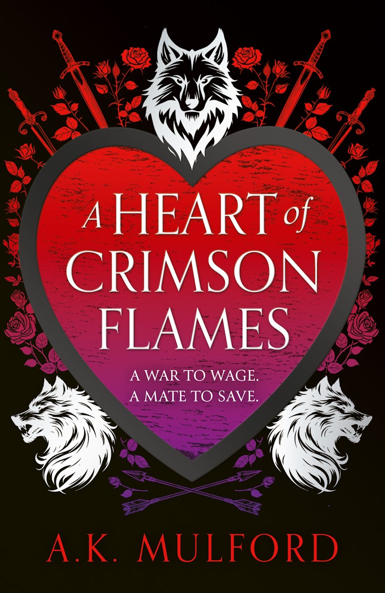 Cover image for A Heart of Crimson Flames, isbn: 9780008601928