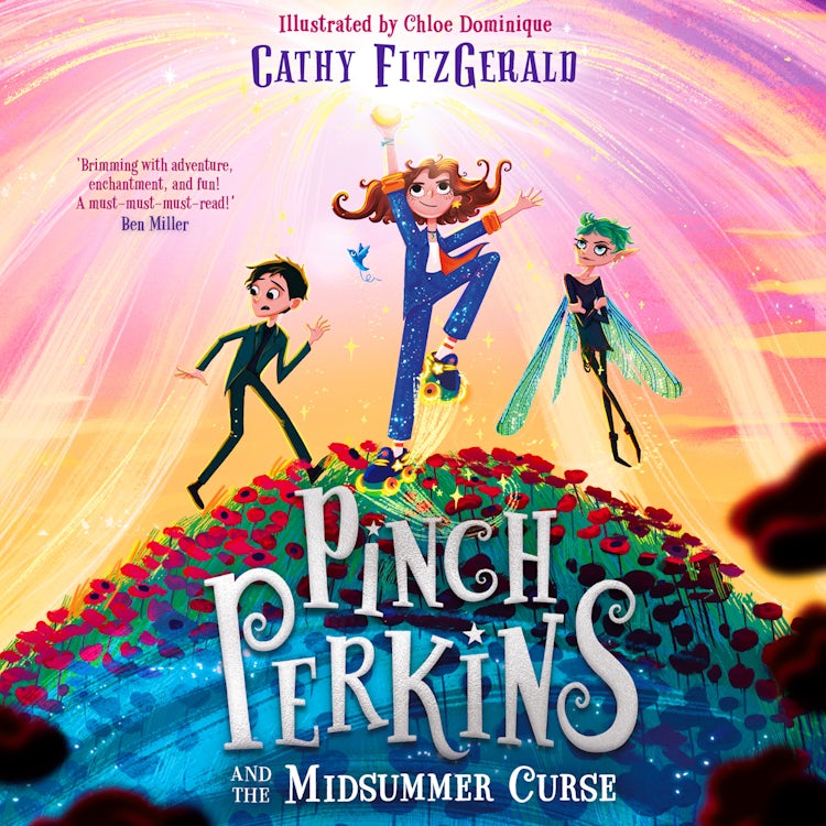 Cover image for Pinch Perkins and the Midsummer Curse: A magical, action-packed adventure, new for 2024 for 9+ fans of Enola Holmes and Terry Pratchett!, isbn: 9780008603397