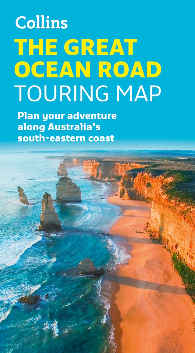 Cover image for Collins The Great Ocean Road Touring Map: Plan Your Adventure Along Australia's South-Eastern Coast, isbn: 9780008609191