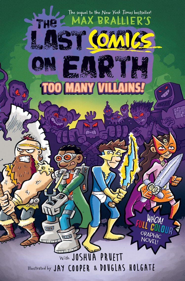 Cover image for The Last Comics on Earth: Too Many Villains! (The Last Kids on Earth), isbn: 9780008613716