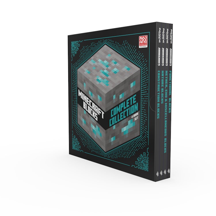 Cover image for Minecraft 'Blocks' 4-Copy Slipcase, isbn: 9780008616076