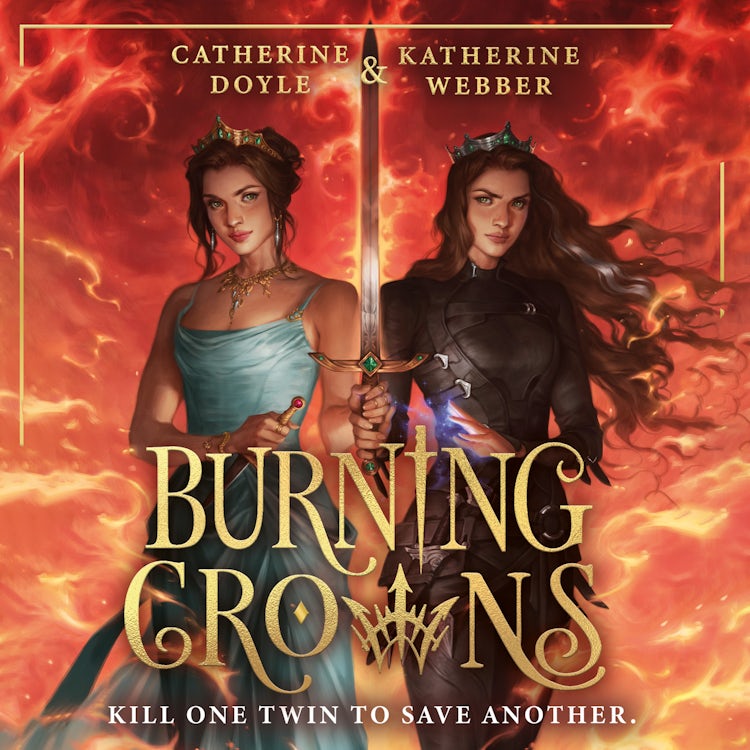 Cover image for Burning Crowns: The third book in this bestselling royal YA fantasy romance series. Tik Tok made me buy it! (Twin Crowns, Book 3), isbn: 9780008617554