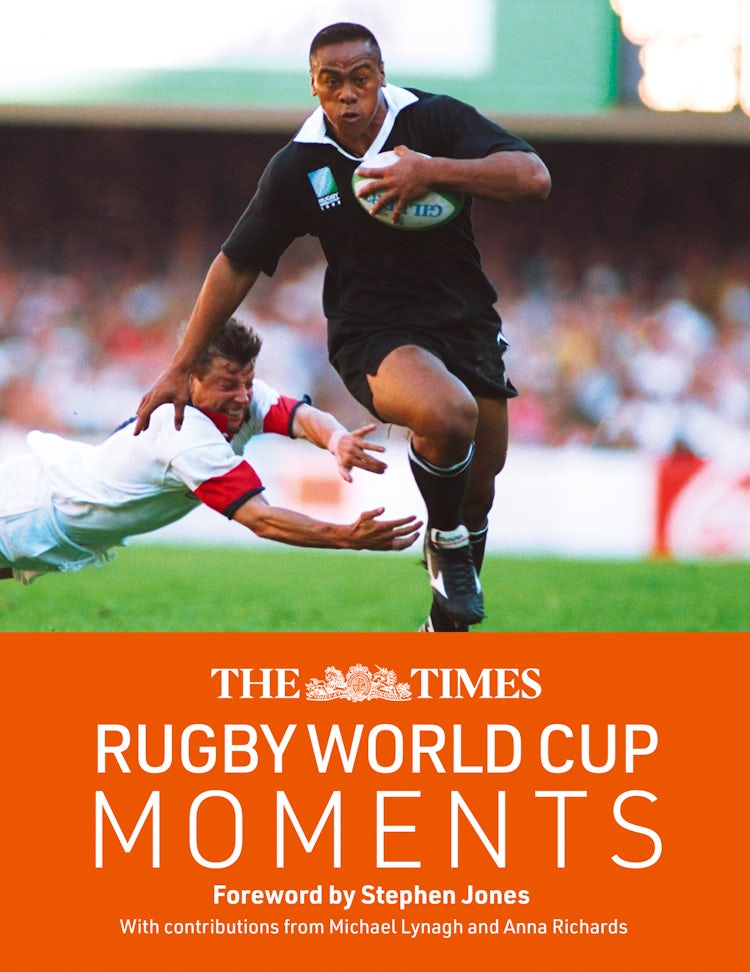 Cover image for The Times Rugby World Cup Moments: The perfect gift for rugby fans with 100 iconic images and articles, isbn: 9780008618384