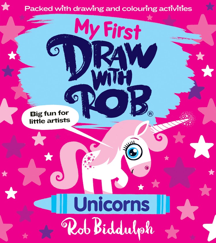 Cover image for My First Draw With Rob: Unicorns, isbn: 9780008627607