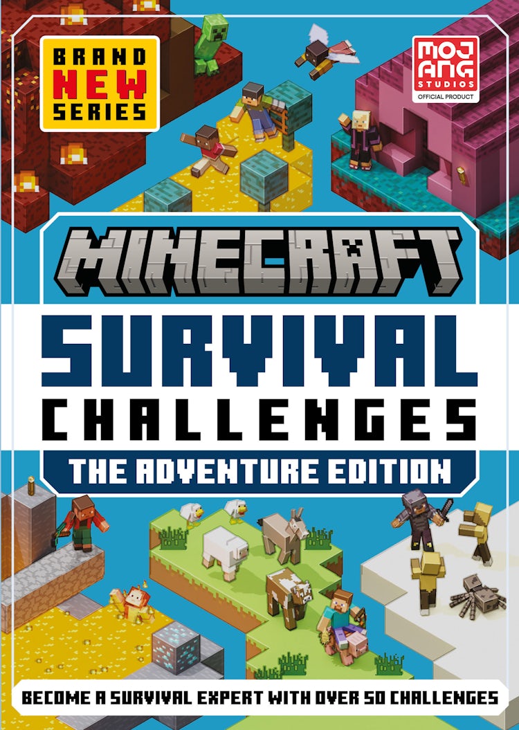 Cover image for MINECRAFT SURVIVAL CHALLENGES, isbn: 9780008639358