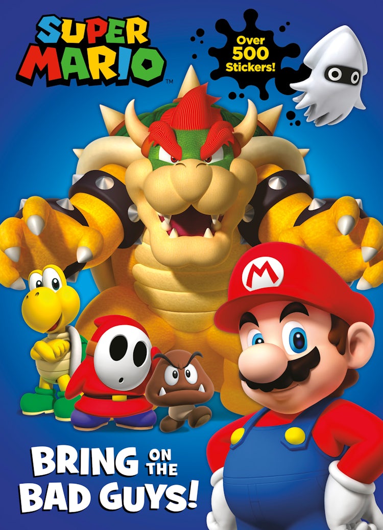 Cover image for Official Super Mario Sticker Book: Bring On The Bad Guys!, isbn: 9780008641443