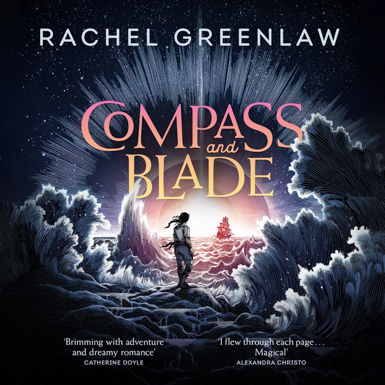 Cover image for Compass and Blade: A magical, island-adventure fantasy romance novel for young adults, isbn: 9780008642464